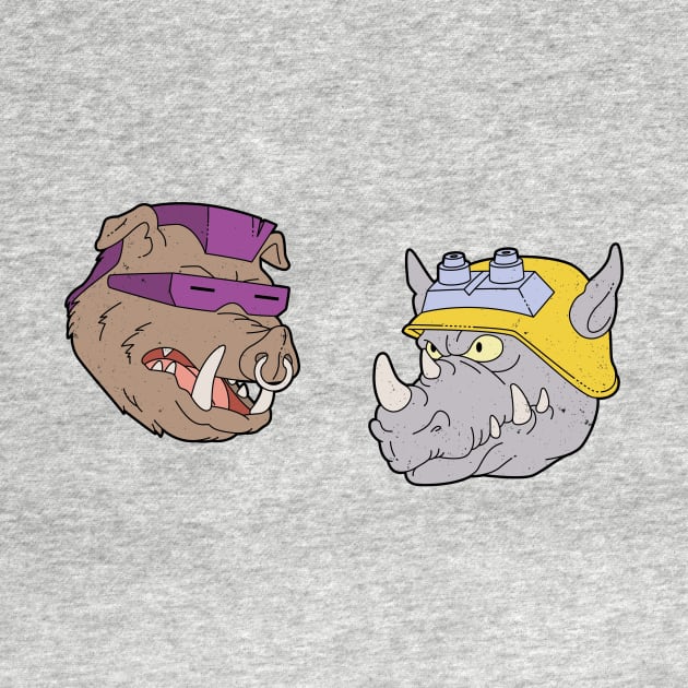 Bebop and Rocksteady by Rabbit’s Hollow